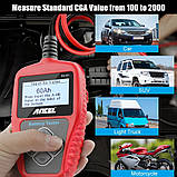 АНАЛІЗАТОР БАТАРЕЙ Ancel BST200 тестер свинцево-кислотних АКБ, фото 3