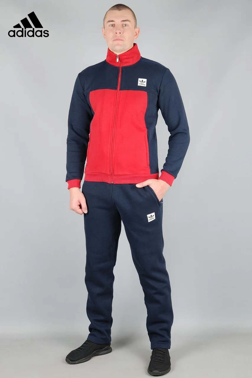 Чоловічий зимовий спортивний костюм Adidas (Adidas-zzz-16182-1). Туреччина, чоловічі спортивні костюми