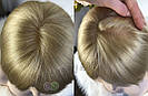 💎Натуральний жіночий парик баклажан з чубчиком, натуральний волосся 💎, фото 4