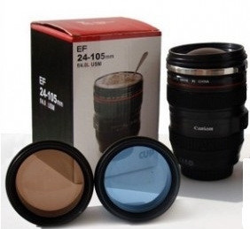 Термочашка з лінзою у формі об'єктива Caniam (Canon) EF 24-105