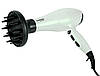 Професійний фен для волосся Gemei GM105 2400W White Pearl (7461), фото 2