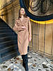 Демісезонне жіноче якісне довге кашемірове пальто, фото 7