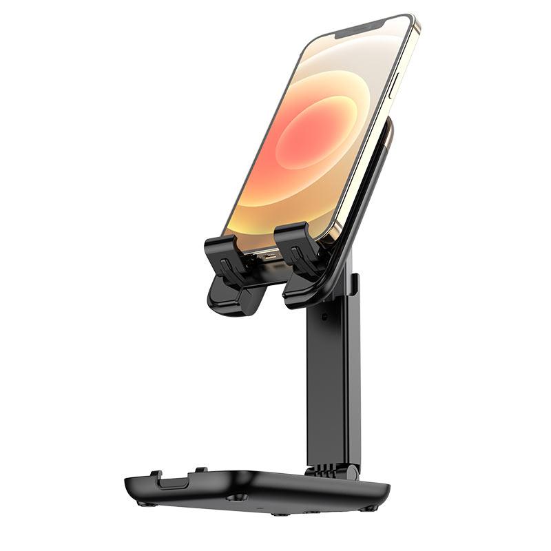 Тримач HOCO Dawn folding desktop stand S28 |4.7-14"|, чорний