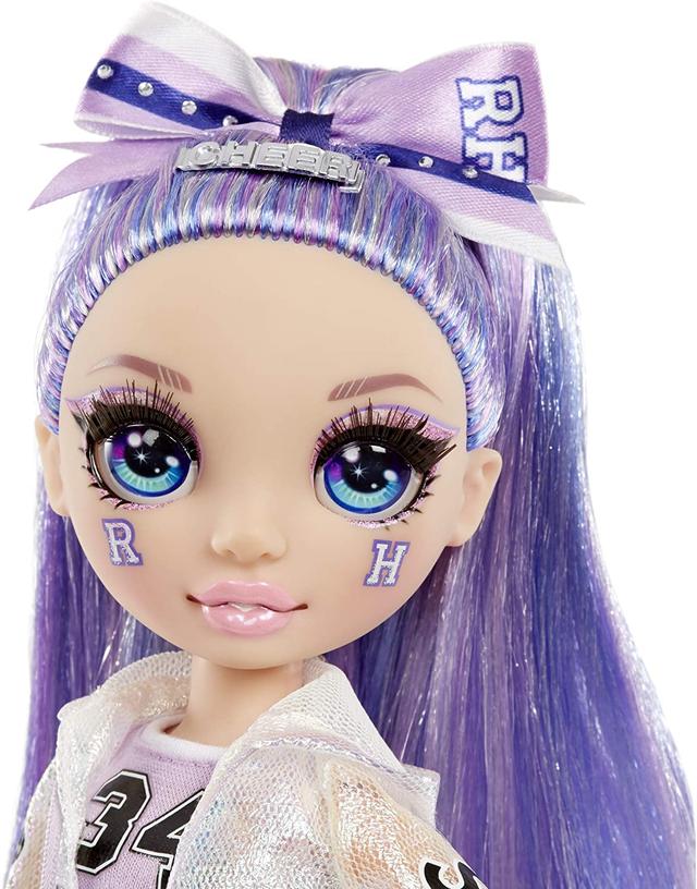 Лялька Rainbow High Cheer Ruby Purple Violet Willow - Мосту Хай Cheerleader Черлідер Віолетта фіолетова