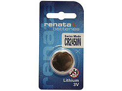 Батарейка літієва RENATA CR2450N, 3V, 540 mAh (Li/MnO2)