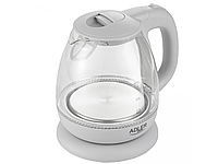 Электрочайник Adler AD-1283G 1100W 1 л White