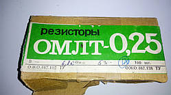 Резистор ОМЛТ-0,25 6,8 кОм ( 120 шт.)  нові