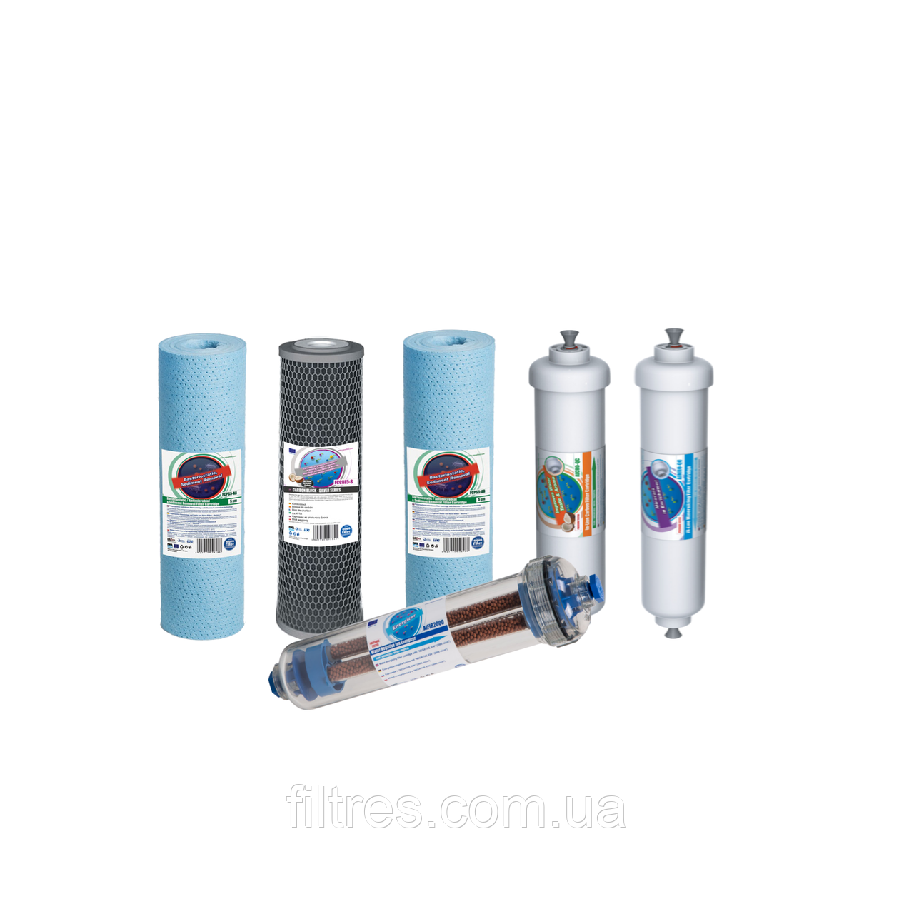 Комплект змінних картриджів Aquafilter RX-RO7