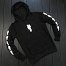 Худі з білим логотипом billie eilish | чорна толстовка біллі айлиш, фото 8