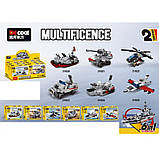 Конструктор Decool 31020-31025 "Воєна техніка 6в1" 725+ деталей, фото 4