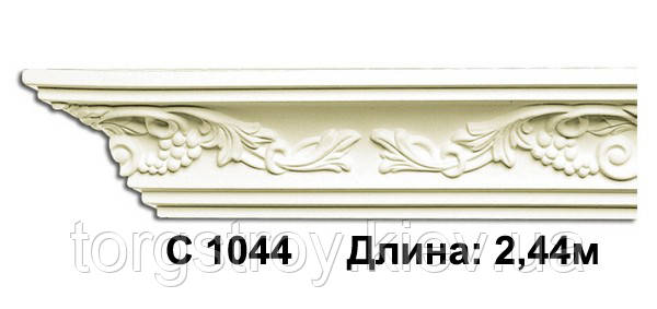 Карниз стельовий C1044F, довжина 2.44 м, Gaudi Decor