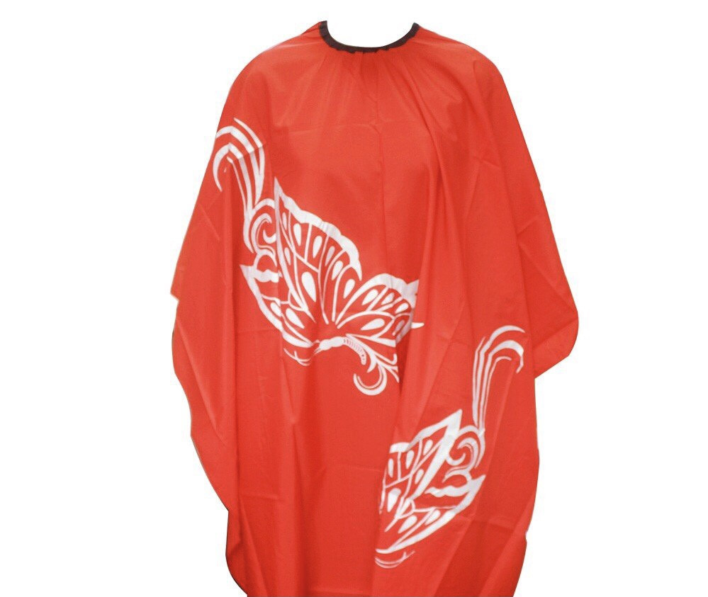 Пеньюар червоний із метеликами PNU-12