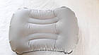 Надувна подушка для подорожей з вбудованою помпою, фото 2