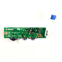 Плата Audio Asus W6F, W7J, W7S 08G25WF02209 (со шлейфом) БУ