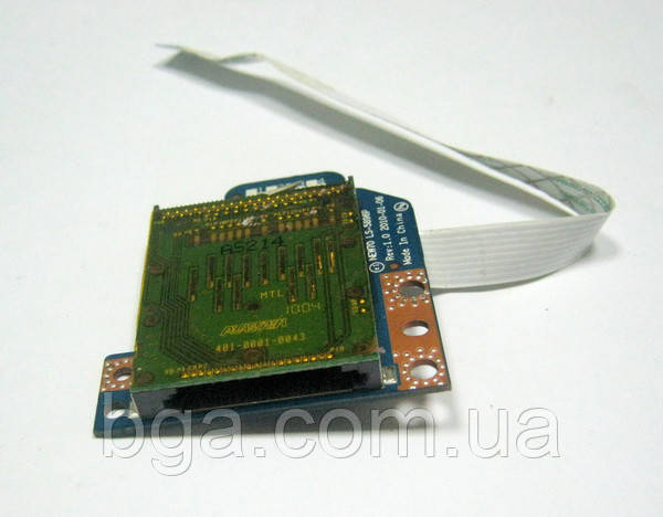 Плата Card Reader Acer Aspire  5741ZG БВ