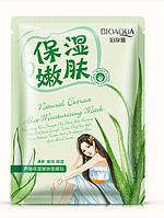 Заспокійлива тканинна маска для обличчя Bioaqua з екстрактом алое Natural Extract Aloe Moisturizing Mask 40 г