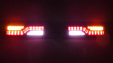 Світлодіодні LED стопи для тюнінг ВАЗ 2101 ліхтарі ГАЗель задні стопи на причіп код товару 10916, фото 3