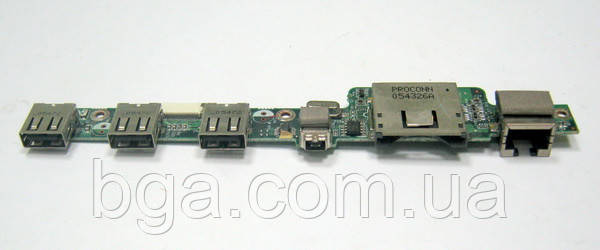 Плата USB, LAN, Card Reader Fijitsu-Siemens M3438G БВ