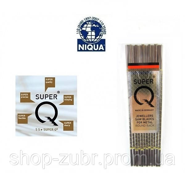 Ювелирные пилки по металлу SUPER Q N5/0, комплект 6 шт - фото 1 - id-p1353613872