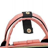 Сумка-рюкзак для мами коляски living traveling System Рожевий, фото 7