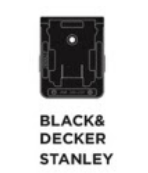 Адаптер батареи тип №4. Black & Decker, PorterCable, STANLEY для подключения к прожектору TITAN PML2421-CORE