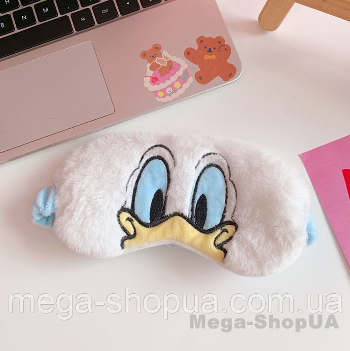 Маска для сну "Disney Duck Tales 2". Пов'язка на очі дитяча. Наглазна маска жіноча