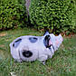 Садовий декор свиня плямиста 25х26х44 см кераміка, фото 2