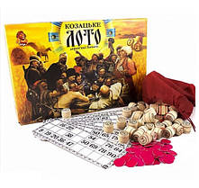 Велике дерев'яне лото "Козацьке лото" Danko Toys, 90 бочонків, від 6 років