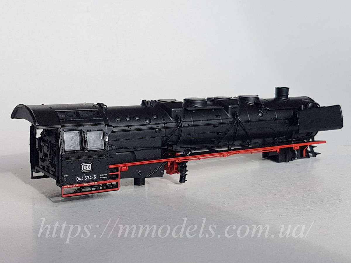 Кузов (корпус) моделі паровоза серії BR 044 534-6 der DB у металі / Märklin, масштабу 1:87,H0