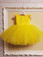 Дитяча жовта сукня
