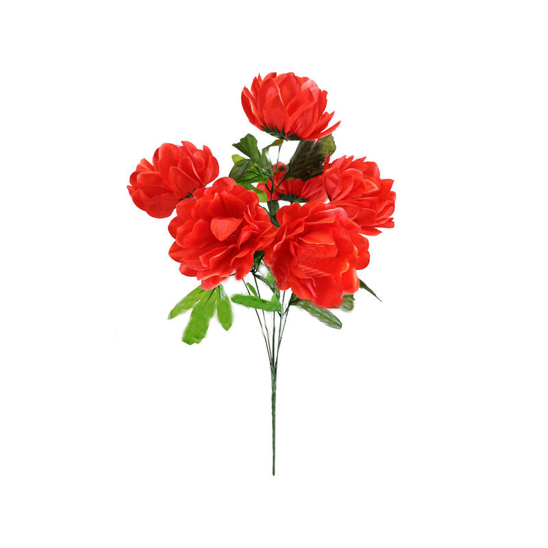 Штучні квіти Букет Буйни, 6 голів, 480 мм Діаметр квітки: 130 мм кольори мікс
