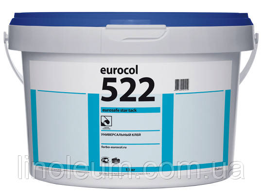 Клей для лінолеума, ковроліна, універсальний eurocol 522 EUROSAFE STAR TACK (20 кг)