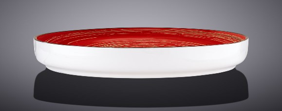 Тарілка обідня Wilmax SPIRAL RED 23 см