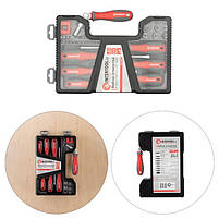 Набір викруток з комплектом насадок 51 од. INTERTOOL VT-3352, фото 3