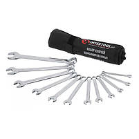 Набір ключів комбінованих INTERTOOL XT-1004, 12шт. 6-14,17,19,22 мм, DIN3113, STORM, фото 3