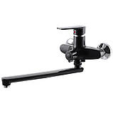 Змішувач для ванної пластиковий PLAMIX Oscar White, фото 2