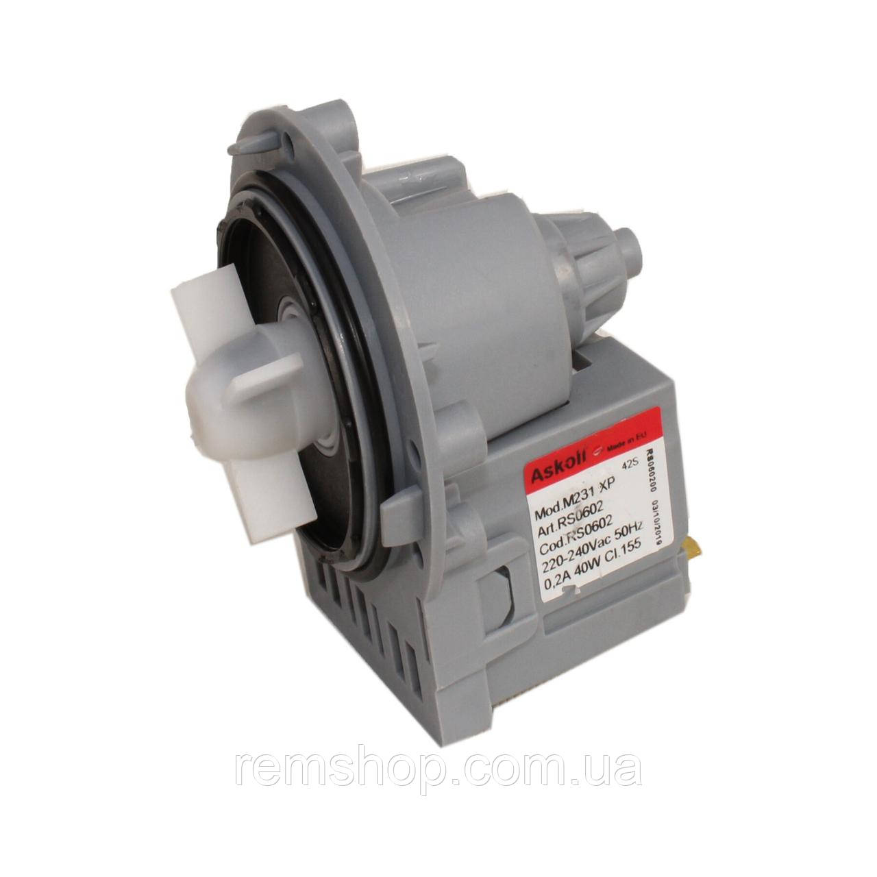 Помпа 40W для пральної машини Electrolux, Zanussi, Askoll M325 (катушка мідь)