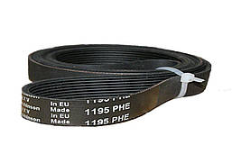 Ремінь 1195 PHE для пральної машини Indesit, Ariston C00089652, C00082318