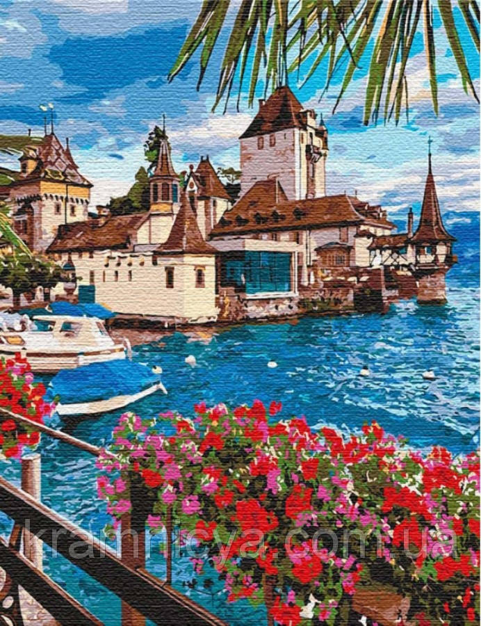 Картина за номерами Чарівна Швейцарія, 50x65 Ідейка (КНО12253)