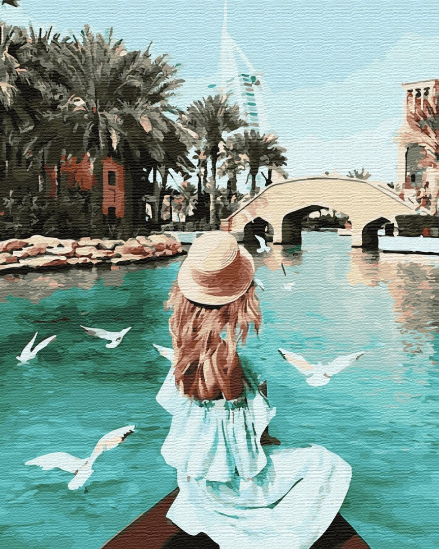 Картини за номерами 40×50 см. Краса Дубай Brushme