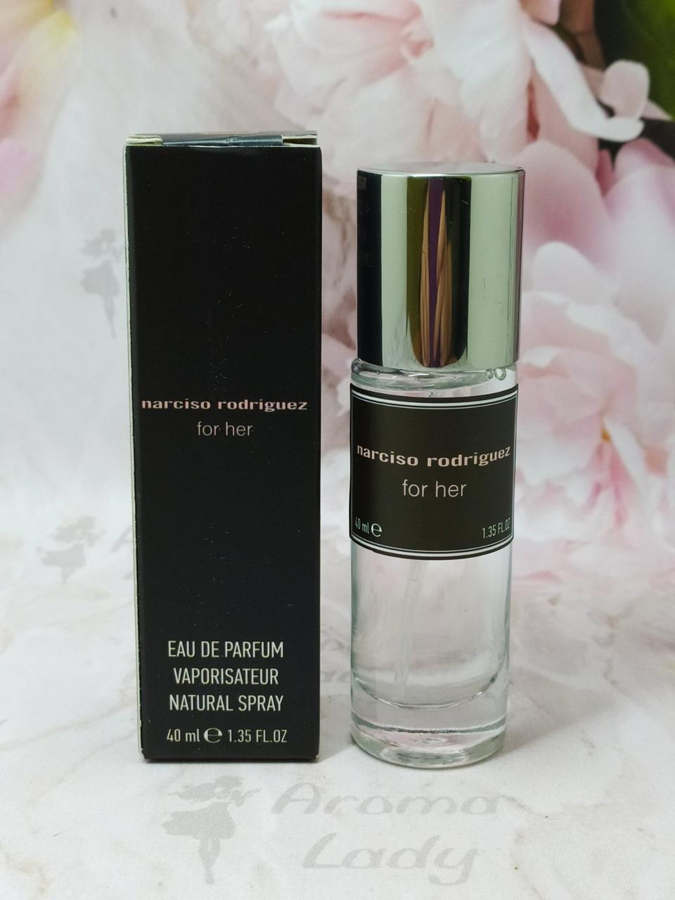 Жіночий міні аромат Narciso Rodriguez For Her (Нарцисо Родрігез Фо Хе) 40 мл