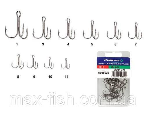 Гачок трійник №5 - (30шт) Kalipso, фото 1