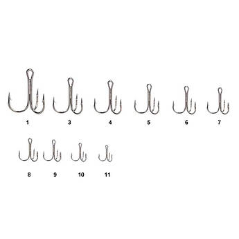 Гачок трійник №10 - (30шт) Kalipso