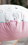 Подушка для годування Єдинороги на білому Юла Мама Рожевий NUR-1.2.5, фото 3