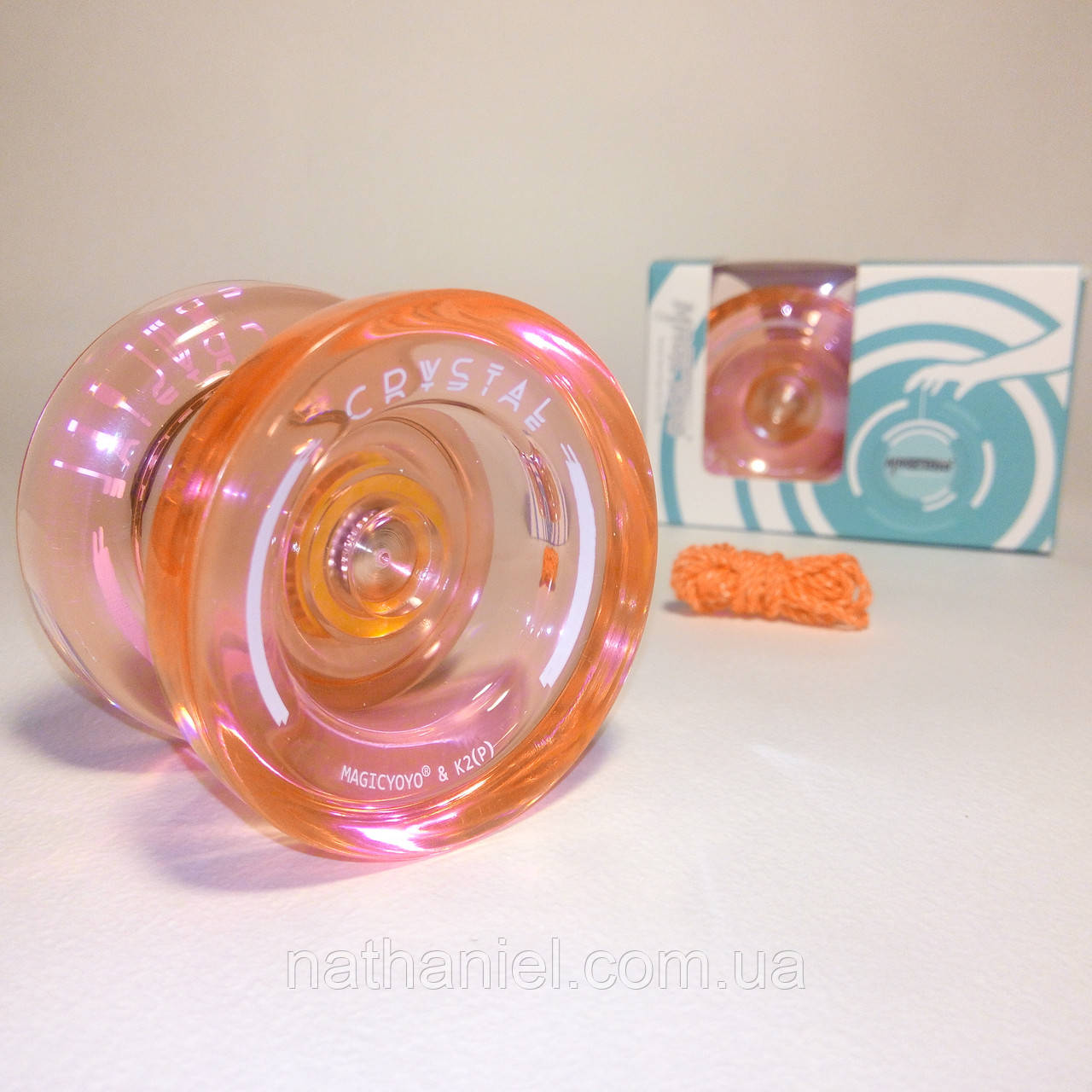 Йо-йо професійне MagicYoyo K2 (P) CRYSTAL Orange