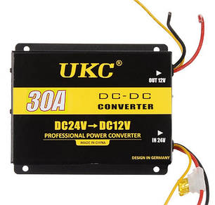 Перетворювач DC/DC 24v-12v 30A 179677, фото 2