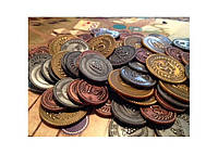 Настольная игра Kilogames Металлические монеты для игры Виноделие (Viticulture Metal Lira Coins) (STM304)