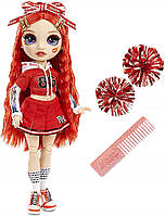 Лялька Rainbow High Cheer Poppy Rowan - Рейнбоу Хай Cheer Red Червона Черлідер Рубі Андерсон