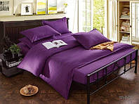 Комплект постельного белья Страйп-Сатин XR Italy Quilt Cover set 100% Cotton 200х220см Фиолетовый