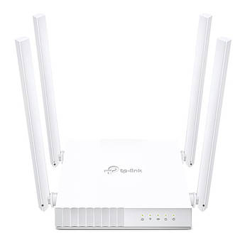 Бездротовий маршрутизатор TP-Link ARCHER C24 — AC750, Dual Band, 4 антени, до 50+ м2 покриття